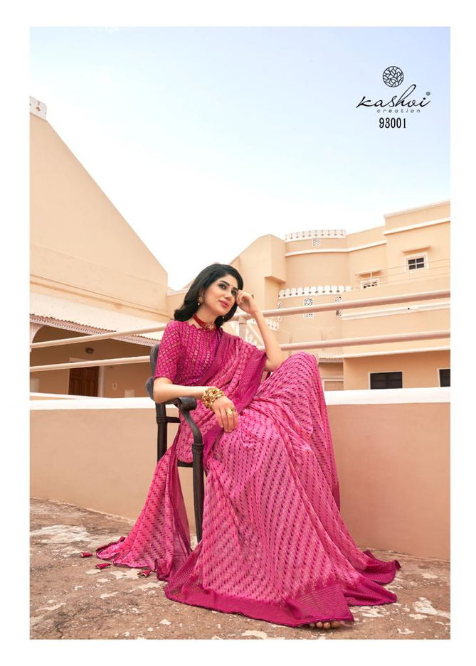 Kashvi Jhalak Designer Ethnic Wear Wholesale Saree Collection